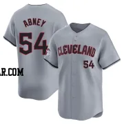 Alaska Abney Youth Cleveland Guardians Gray Limited Road Jersey