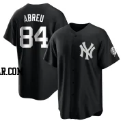 Albert Abreu Men's New York Yankees Black/White Replica Jersey