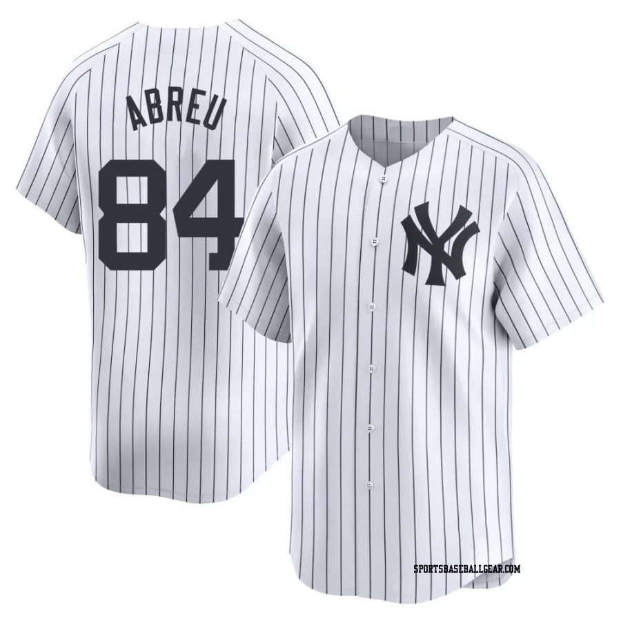 Albert Abreu Men's New York Yankees White Limited Yankee Home Jersey