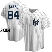 Albert Abreu Men's New York Yankees White Replica Home Jersey