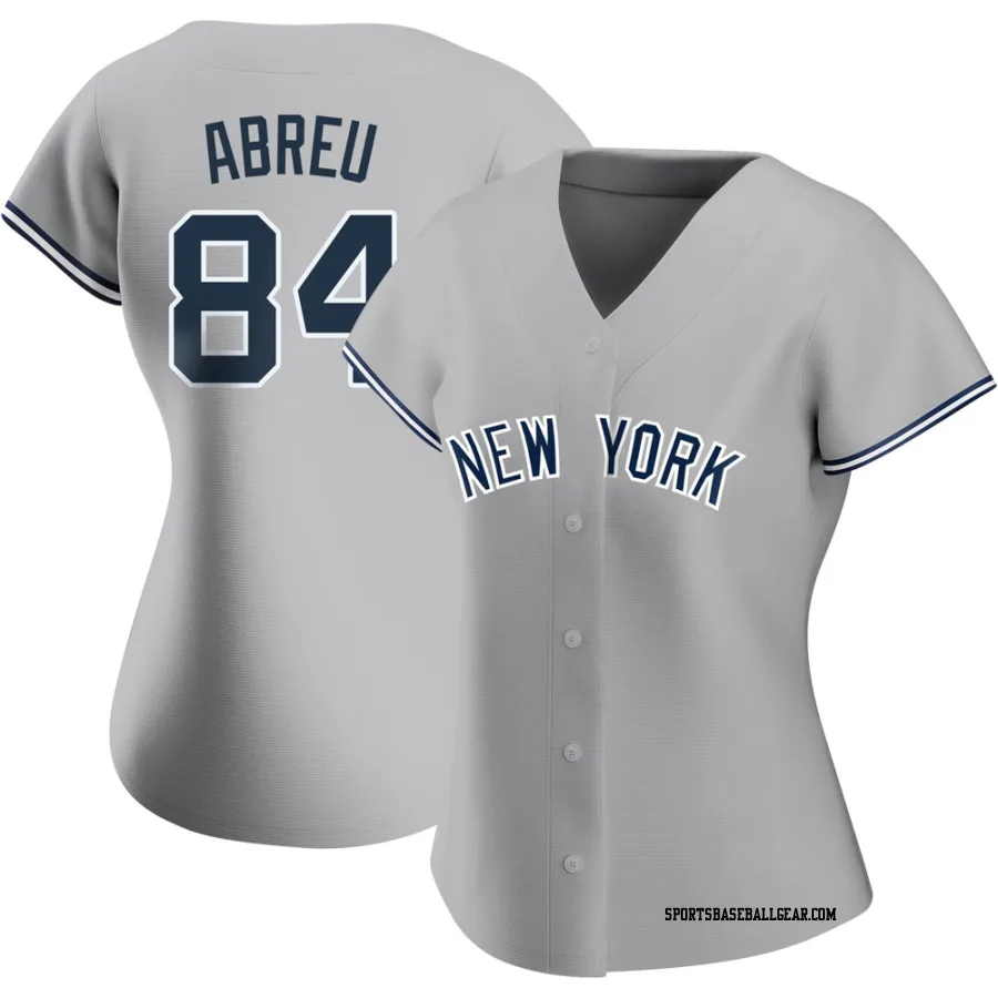 Albert Abreu Women's New York Yankees Gray Replica Road Name Jersey