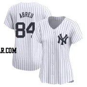 Albert Abreu Women's New York Yankees White Limited Yankee Home Jersey