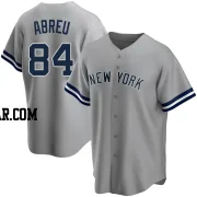 Albert Abreu Youth New York Yankees Gray Replica Road Name Jersey