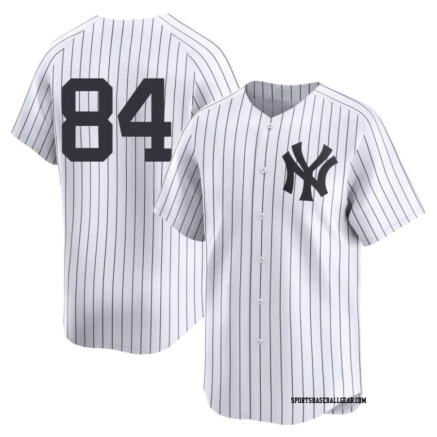 Albert Abreu Youth New York Yankees White Limited Yankee Home 2nd Jersey