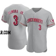 Albert Almora Jr. Men's Cincinnati Reds Gray Authentic Road Jersey