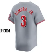 Albert Almora Jr. Men's Cincinnati Reds Gray Limited Away Jersey