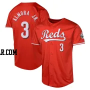 Albert Almora Jr. Men's Cincinnati Reds Red Limited Alternate Jersey