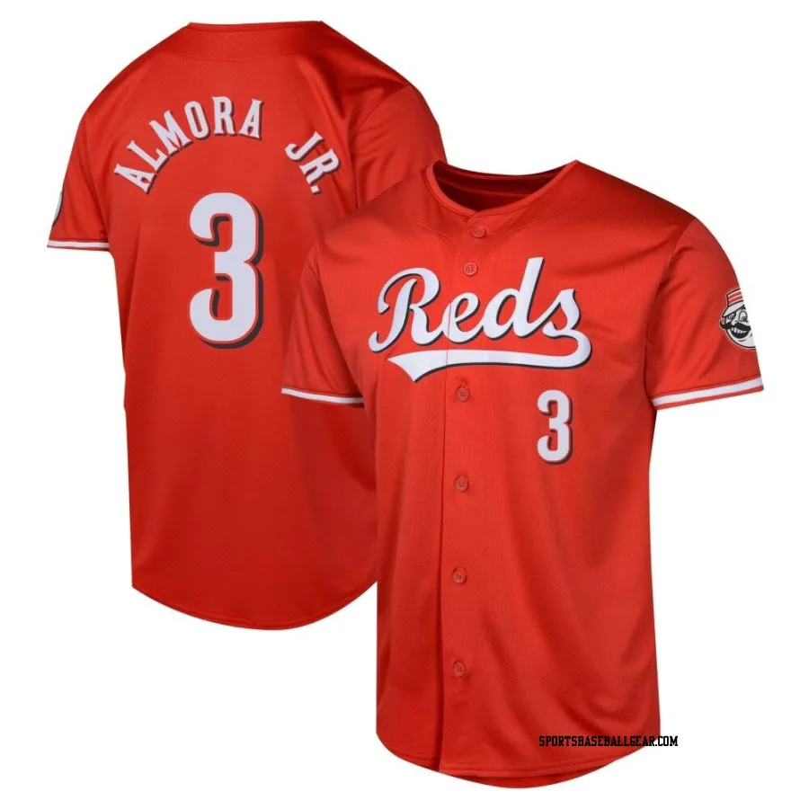 Albert Almora Jr. Men's Cincinnati Reds Red Limited Alternate Jersey