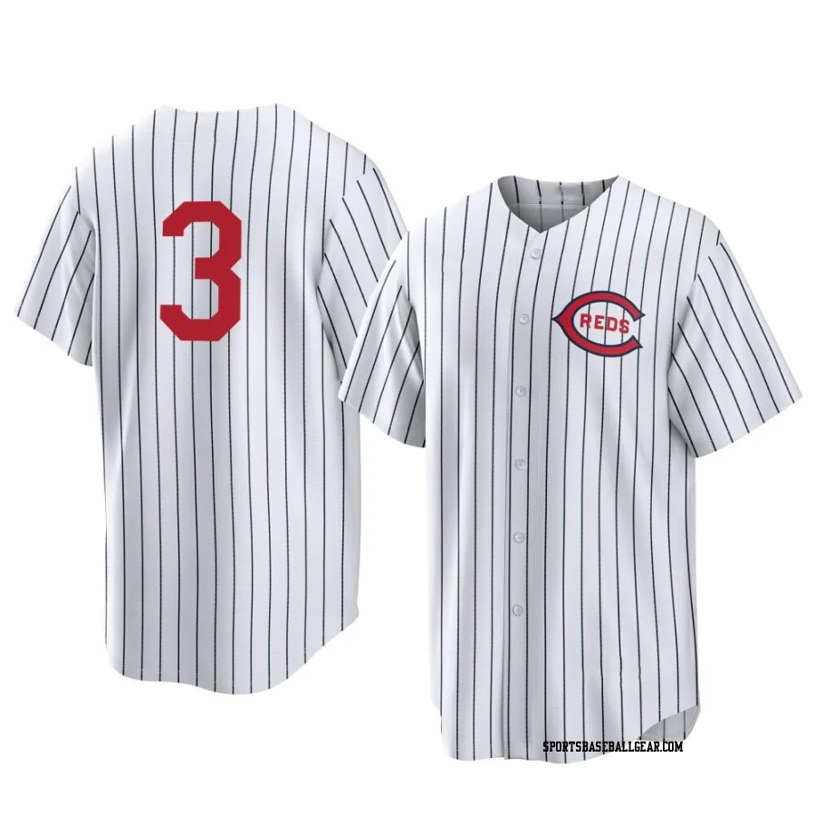 Albert Almora Jr. Men's Cincinnati Reds White Replica 2022 Field Of Dreams Jersey