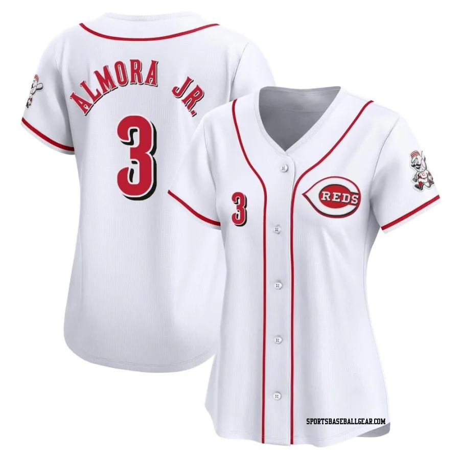 Albert Almora Jr. Women's Cincinnati Reds White Limited Home Jersey