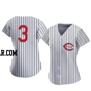 Albert Almora Jr. Women's Cincinnati Reds White Replica 2022 Field Of Dreams Jersey