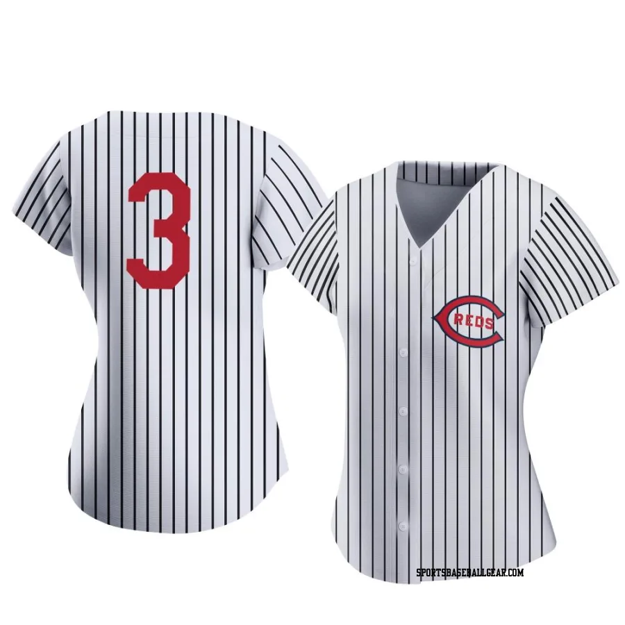 Albert Almora Jr. Women's Cincinnati Reds White Replica 2022 Field Of Dreams Jersey