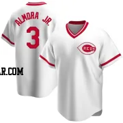 Albert Almora Jr. Youth Cincinnati Reds White Replica Home Cooperstown Collection Jersey