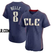 Albert Belle Men's Cleveland Guardians Navy Elite 2024 City Connect Jersey