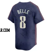 Albert Belle Men's Cleveland Guardians Navy Limited 2024 City Connect Jersey