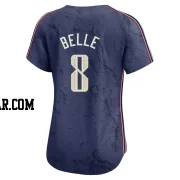 Albert Belle Women's Cleveland Guardians Navy Limited 2024 City Connect Jersey