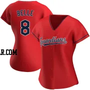 Albert Belle Women's Cleveland Guardians Red Authentic Alternate Jersey