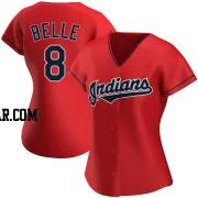 Albert Belle Women's Cleveland Guardians Red Authentic Alternate Jersey