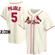 Albert Pujols Men's St. Louis Cardinals Cream Replica Alternate Jersey