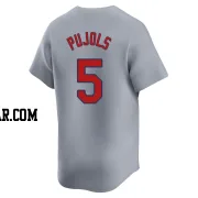 Albert Pujols Men's St. Louis Cardinals Gray Limited Away Jersey