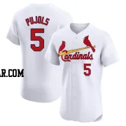 Albert Pujols Men's St. Louis Cardinals White Elite Home Jersey