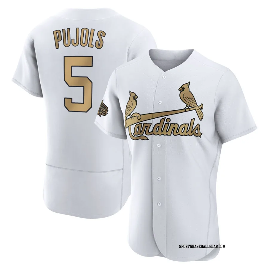 Albert Pujols Men's St. Louis Cardinals White Game Authentic 2022 All-Star Jersey