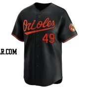 Albert Suarez Men's Baltimore Orioles Black Limited Alternate Jersey