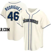 Alberto Rodriguez Men's Seattle Mariners Cream Replica Alternate Jersey