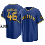 Alberto Rodriguez Men's Seattle Mariners Royal Replica 2023 City Connect Jersey