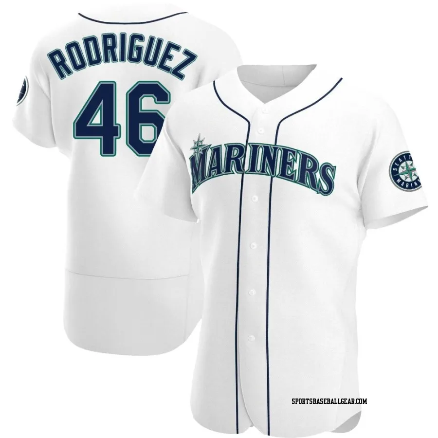 Alberto Rodriguez Men's Seattle Mariners White Authentic Home Jersey