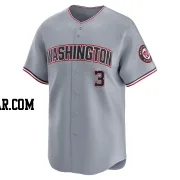 Alcides Escobar Men's Washington Nationals Gray Limited Road Jersey