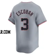 Alcides Escobar Men's Washington Nationals Gray Limited Road Jersey