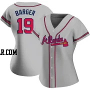 Alec Barger Women's Atlanta Braves Gray Authentic Road Jersey