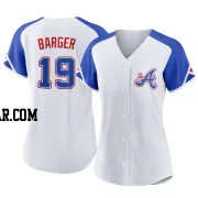 Alec Barger Women's Atlanta Braves White Authentic 2023 City Connect Jersey