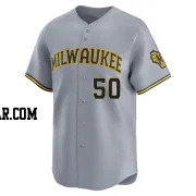 Alec Bettinger Men's Milwaukee Brewers Gray Limited Away Jersey