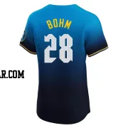 Alec Bohm Men's Philadelphia Phillies Blue Elite 2024 City Connect Jersey