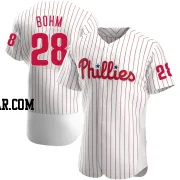 Alec Bohm Men's Philadelphia Phillies White Authentic Home Jersey