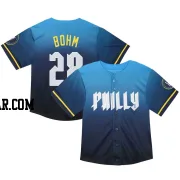 Alec Bohm Toddler Philadelphia Phillies Blue Limited 2024 City Connect Jersey