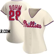 Alec Bohm Women's Philadelphia Phillies Cream Authentic Alternate Jersey