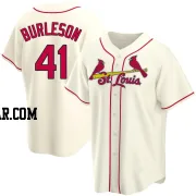 Alec Burleson Men's St. Louis Cardinals Cream Replica Alternate Jersey