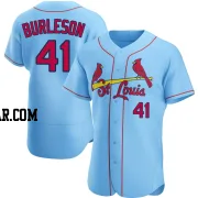 Alec Burleson Men's St. Louis Cardinals Light Blue Authentic Alternate Jersey