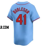 Alec Burleson Men's St. Louis Cardinals Light Blue Limited Alternate Jersey