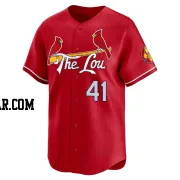 Alec Burleson Men's St. Louis Cardinals Red Limited 2024 City Connect Jersey