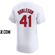 Alec Burleson Men's St. Louis Cardinals White Elite Home Jersey