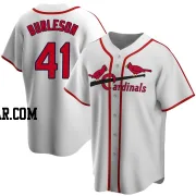 Alec Burleson Men's St. Louis Cardinals White Home Cooperstown Collection Jersey