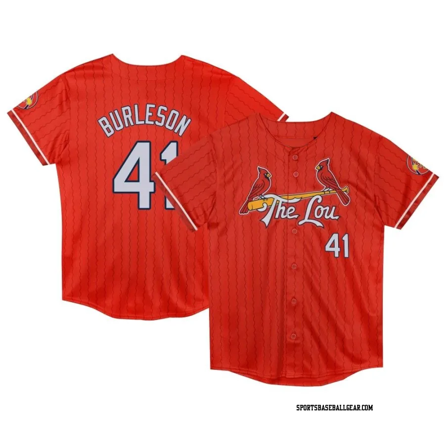 Alec Burleson Toddler St. Louis Cardinals Red Limited Preschool 2024 City Connect Jersey