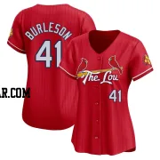 Alec Burleson Women's St. Louis Cardinals Red Limited 2024 City Connect Jersey