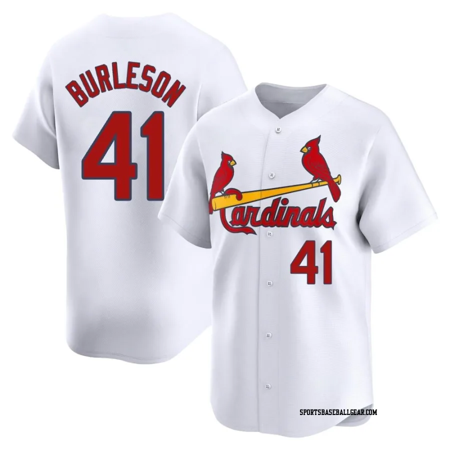 Alec Burleson Youth St. Louis Cardinals White Limited Home Jersey