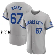 Alec Marsh Men's Kansas City Royals Gray Authentic 2022 Road Jersey