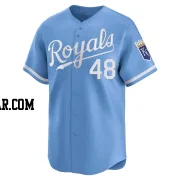 Alec Marsh Men's Kansas City Royals Light Blue Limited Alternate Jersey